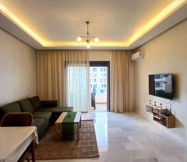 Ain Harrouda Wohnung | Cozy Studio Vue sur Piscine à Ocean Park Zenata City Eco