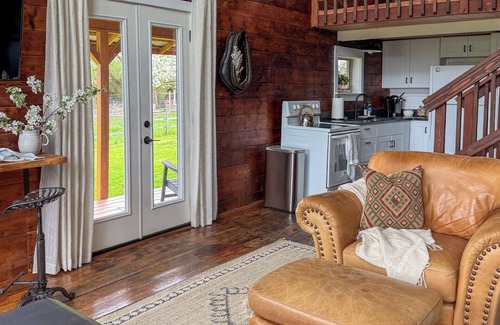 Creston Haus | Creston Inn #3 - Rustic Barn, King Bed w/stairs, close to West Glacier