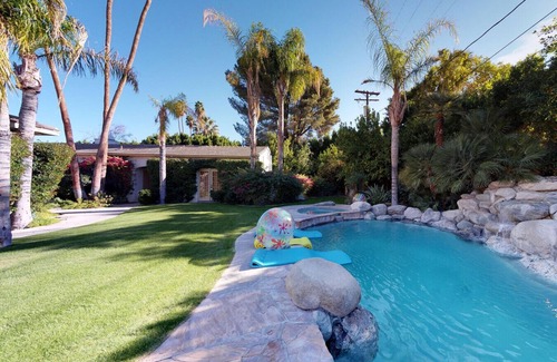 The Movie Colony Haus | Cuckoo's Nest In Movie Colony - Pool-Waterfall-Spa with views from the pool!