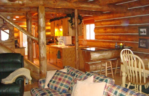 Brown Township Kabine | Benutzerdefinierte Log Cabin im Herzen des Manistee National Forest