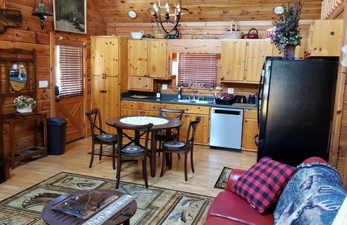 Arley Kabine | Cute, cozy log cabin on beautiful Smith Lake, Arley AL (year round deep water)