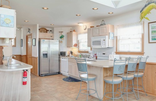 Ocracoke Villa | CV9A: Net House A - Waterfront 1BR villa with sun deck!