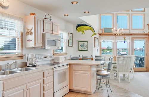 Ocracoke Villa | CV9A: Net House A - Waterfront 1BR villa with sun deck!