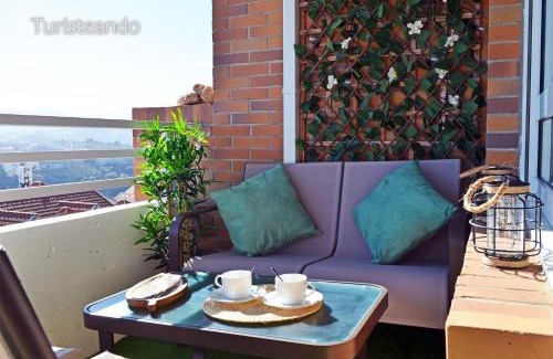San Vicente de la Barquera Wohnung | Dúplex ANANDA, vistas impresionantes con parking y piscina comunitaria