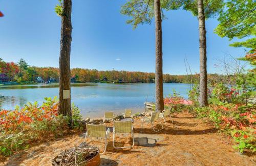 Lake Arrowhead Haus | Deck and Fire Pit Beachfront Home in Gaylord!