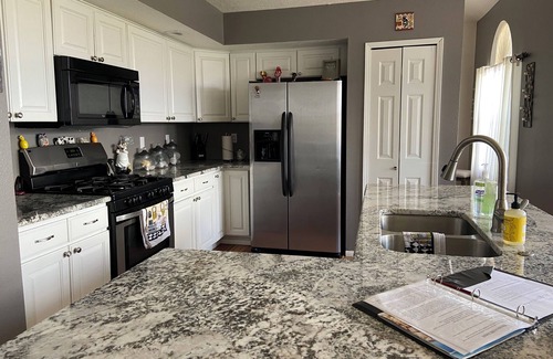 Rio Rancho Haus | Desert Beach House with a Mountain View - Private Pool and Hot Tub!