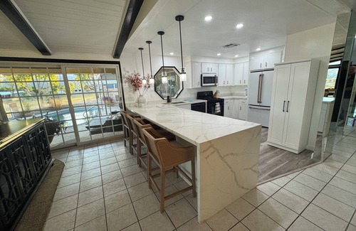 Palm Desert Haus | Desert Oasis - 2BR/2BA - Private Pool w/Sweeping Golf & Mountain Views in 55+