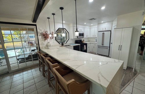 Palm Desert Haus | Desert Oasis - 2BR/2BA - Private Pool w/Sweeping Golf & Mountain Views in 55+