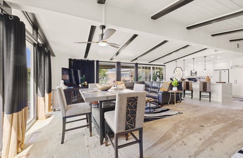 Palm Desert Haus | Desert Oasis - 2BR/2BA - Private Pool w/Sweeping Golf & Mountain Views in 55+