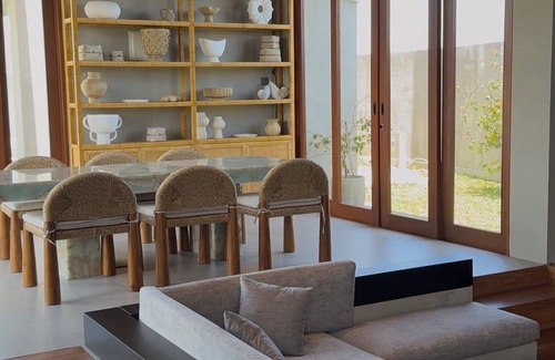 Cemagi Villa | Designer villa near rice fields. Super quiet, stylish with pool and rooftop view