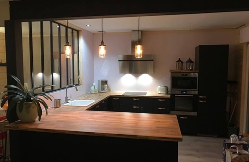 Les Hopitaux-Neufs Haus | Einfamilienhaus 3 Schlafzimmer, 140 m2, Loggia, Balkon, privater Garten 800 m2