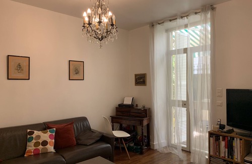 Les Fleurs Wohnung | Deux Pièces Meublées Centre de Monaco , en Rez-de-chaussée de Jardin