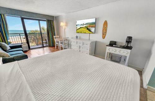 Myrtle Beach Wohnung | Direct Oceanfront Studio Sandcastle South Pools