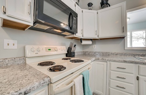 Cadillac Haus | Dock & Views: Lake Mitchell Home in Cadillac!