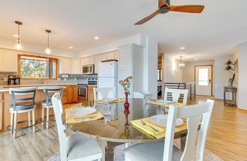 Wabasha Haus | Dock & Views: Waterfront Home in Wabasha!