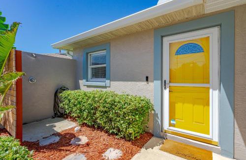 New Smyrna Beach Haus | Dog Friendly Home wPrivate Fenced Yard, Garage & Fire Pit STEPS to the Beach!