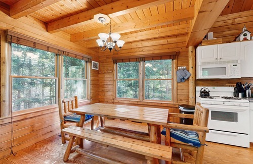 Greenville Haus | Dog-friendly lakefront home with deck, grill, WiFi, shared dock & water access