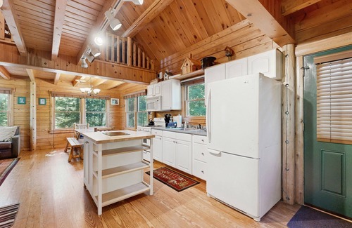 Greenville Haus | Dog-friendly lakefront home with deck, grill, WiFi, shared dock & water access