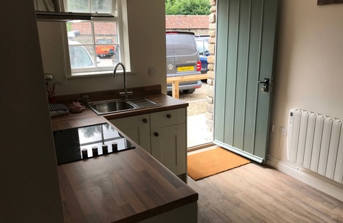 Hutton le Hole Wohnung | Apartment-Deluxe-Ensuite mit Dusche-Terrasse-Rose