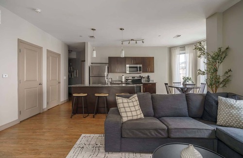 Downtown Columbus Wohnung | Downtown Luxury Apartment on the Columbus Commons