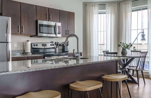 Downtown Columbus Wohnung | Downtown Luxury Apartment on the Columbus Commons
