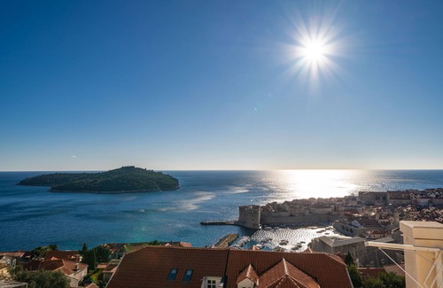 Ploce Wohnung | Dubrovnik Dream View Apartment - Amazing view to Dubrovnik Old Town from Terrace