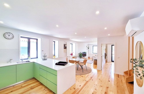 Covilha Wohnung | Duplex com Jacuzzi, Terraço, & Bbq. Vista Serra
