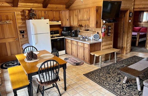 Winter Kabine | EAGLE LODGE - River Retreat - amazing views of the East Fork of the Chippewa Rvr