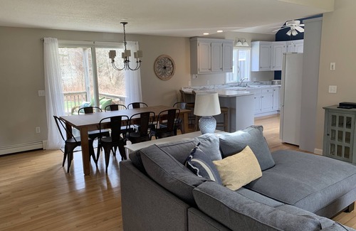 Eastham Haus | Eastham, 4BR, sichert bis National Seashore, Blick auf das Wasser von Salt Pond Bay