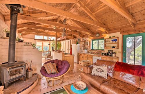 Baca Grande Haus | Eclectic Adobe Crestone Cottage with Patio and Yard!