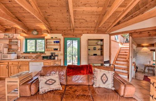 Baca Grande Haus | Eclectic Adobe Crestone Cottage with Patio and Yard!