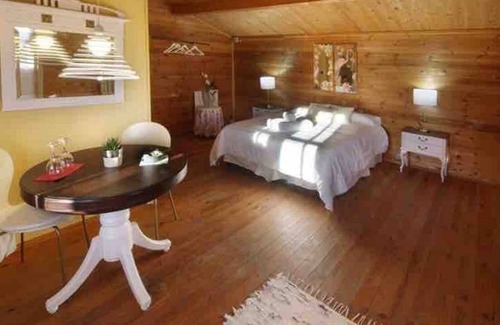 Candeleda Haus | El Blanco Romántica cabaña de madera