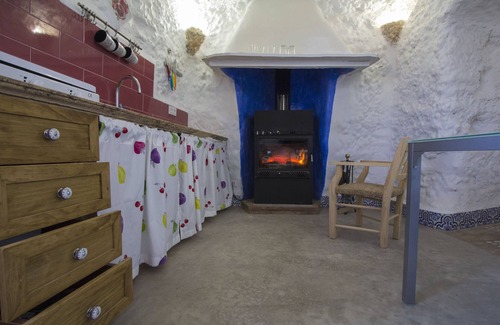 Los Balcones Hütte | El Laurel Cave im Komplex Balcones de Piedad in Guadix-Granada. Maxim 6 PAX