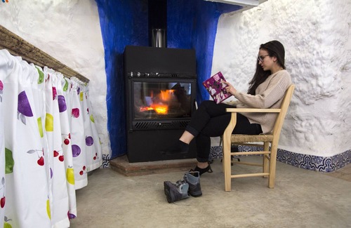 Los Balcones Hütte | El Laurel Cave im Komplex Balcones de Piedad in Guadix-Granada. Maxim 6 PAX