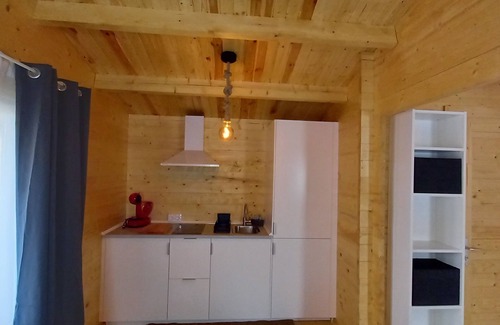 Barrio de la Vega Haus | El Mirador de Santiago. Casa Sierra Nevada. Bungalow de Madera con Piscina