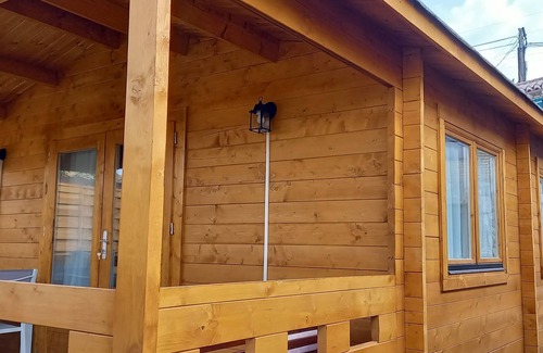 Barrio de la Vega Haus | El Mirador de Santiago. Casa Sierra Nevada. Bungalow de Madera con Piscina