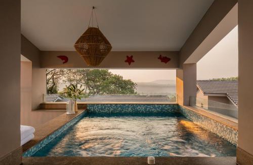 Nerul Wohnung | El Reino Elegant 2&3BHK Apartments 10 Minutes to Candolim with Pool & Kitchen, Wifi, Security