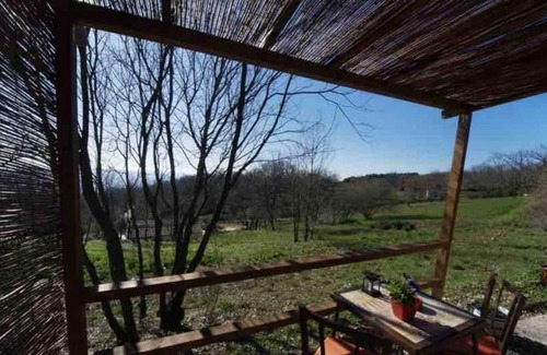 Candeleda Haus | El Rojo Romántica cabaña de madera con vista