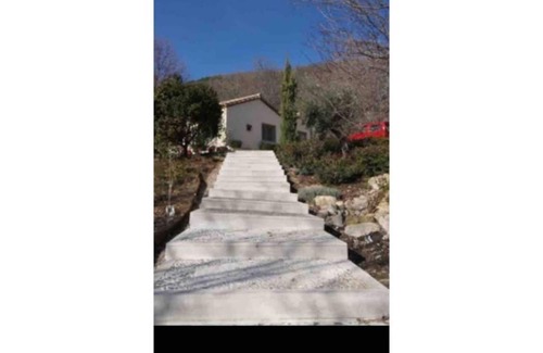 Candeleda Haus | El Rojo Romántica cabaña de madera con vista