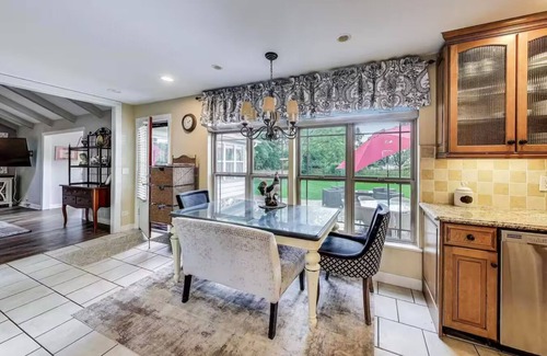 Naperville Haus | Elegant 4BR Tudor Retreat near Downtown