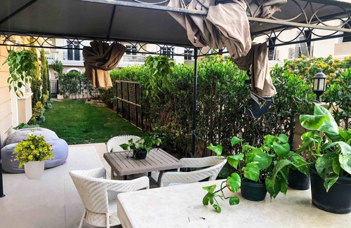 New Cairo Wohnung | Elegant apartment with Garden at Hydepark compound newcairo