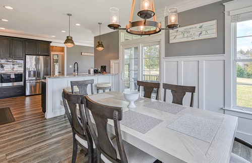 Livingston Haus | Elegant lakefront home with water access, hot tub, dock, rec room & fireplaces
