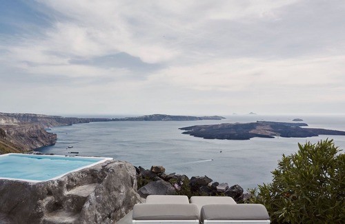 Firostefani Villa | Elegant Santorini Villa | Private Plunge Pool | Eden Villas Two Bedroom Villa | Caldera Views