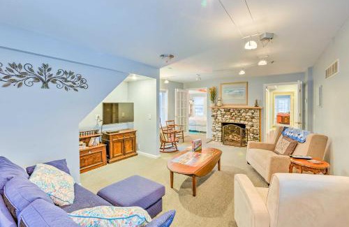 Beulah Haus | Elegant Stone Cottage Steps to Crystal Lake Beach