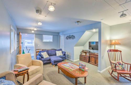 Beulah Haus | Elegant Stone Cottage Steps to Crystal Lake Beach