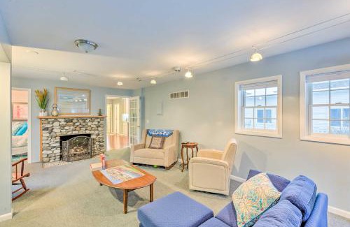 Beulah Haus | Elegant Stone Cottage Steps to Crystal Lake Beach