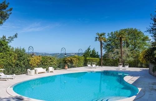 Pesaro Villa | Elegante Villa Letizia mit privatem Pool und schöner Aussicht über die Region Marken, nur 7 km von d