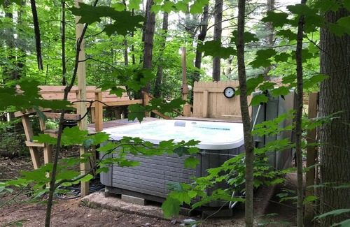 Grawn Kabine | Ellis Lake Resort - Zedernblockhaus - Interlochen / Traverse City