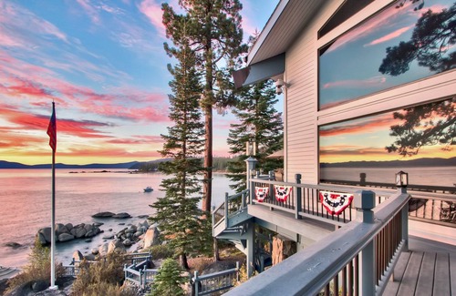 Glenbrook Haus | LX2 28 Night minimum Lakefront stunning Lake Tahoe Villa with Luxury boat dock