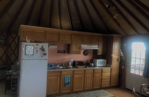 Agua Fria Resort | Enchanted yurt with amazing views and llamas too